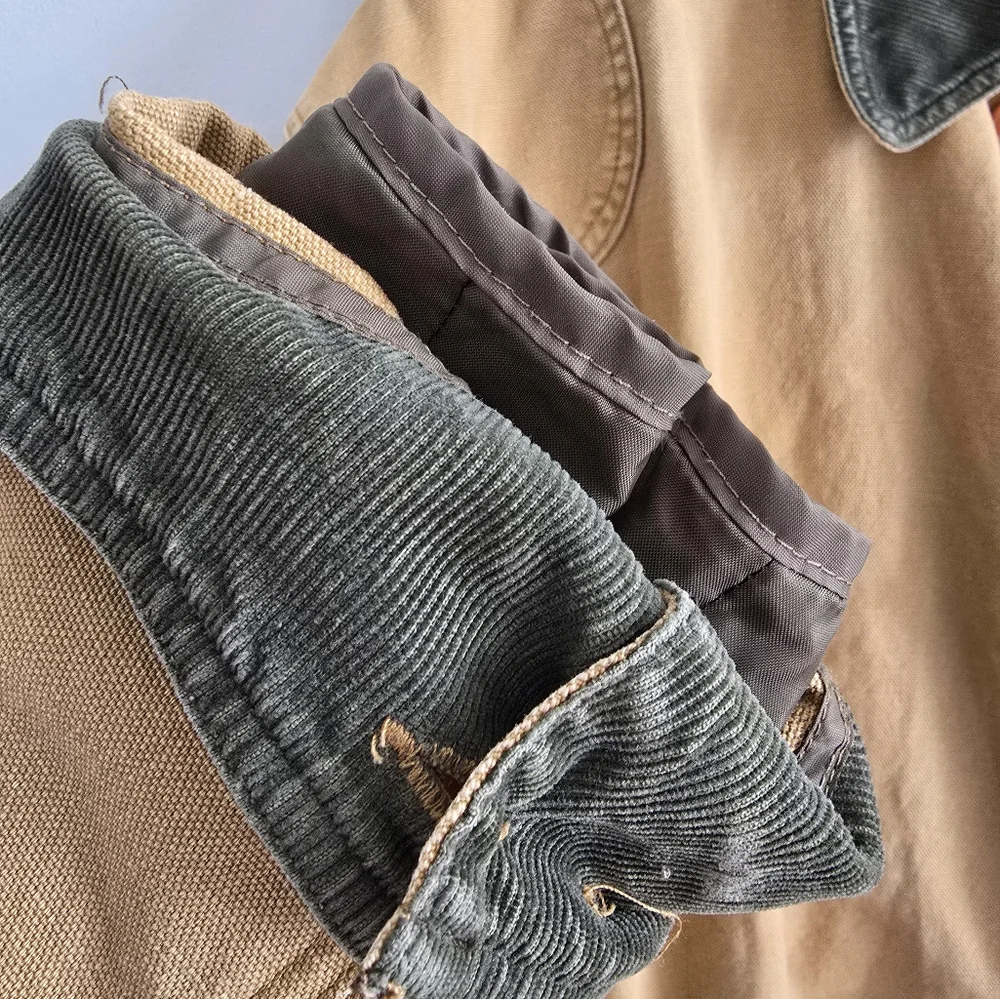 L.L. BEAN Vintage Mens Barn Jacket Field Chore Coat Blanket Lined XL - Picture 5 of 9